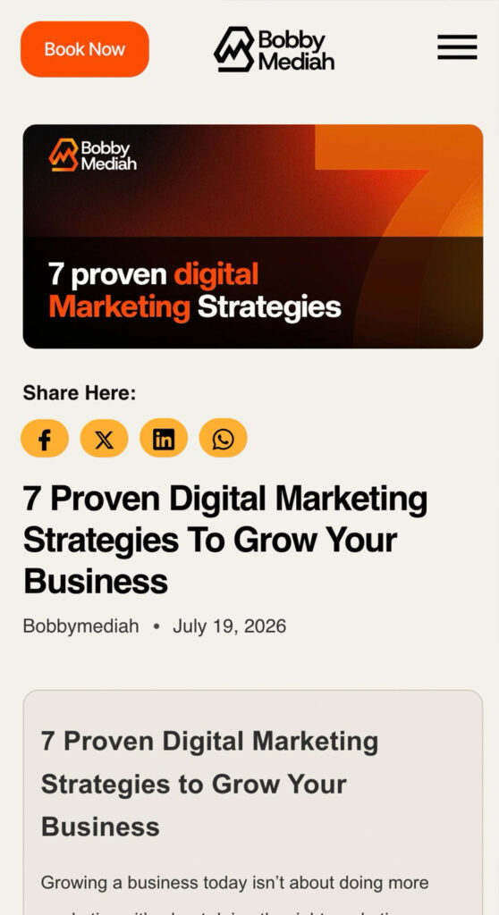 blog development by cater studios